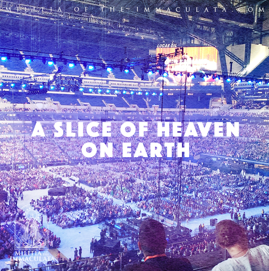 MilitiaImmacul3's tweet photo. We’re honored to be part of the Eucharistic Congress!
The experience here is truly a slice of heaven on earth.
Stop by Booth #227 to learn more about the MI.
We’d love to see you!
#EucharisticCongress #MilitiaOfTheImmaculata #CatholicFaith #Booth227 #HeavenOnEarth https://t.co/Gq9hBuseuu