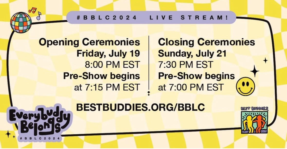📺 Tune-in for our live broadcasts from the Best Buddies Leadership Conference! Watch at bestbuddies.org/bblc.