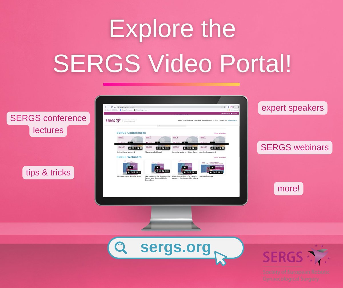 SERGS_org's tweet photo. Videos from #SERGS2024 in Madrid 🇪🇸 are now available to watch on the SERGS Video Portal! Enjoy replays of selected sessions on gynae #roboticsurgery on demand! https://t.co/fzjQ611ksi