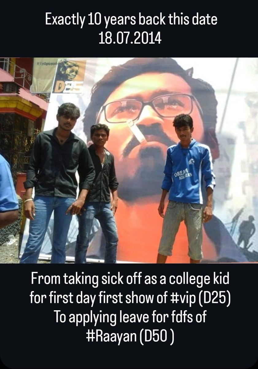 balavip25's tweet photo. #10YearsOfVIP
Watched fdfs of #vip D25 @VettriTheatres
Will watch #Raayan D50 on @VettriTheatres ❤️🔥
@dhanushkraja https://t.co/Ue0PslY8WA