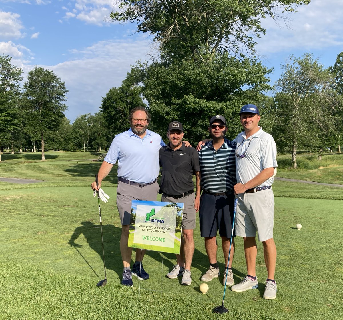 A memorable day of golf at the first annual DeWolf Memorial Tournament in Canton, MA. Thank you to all the sponsors and players for supporting this great industry-wide cause. Let's do it again next year! Lots more photos on NE-SFMA's Facebook page.
