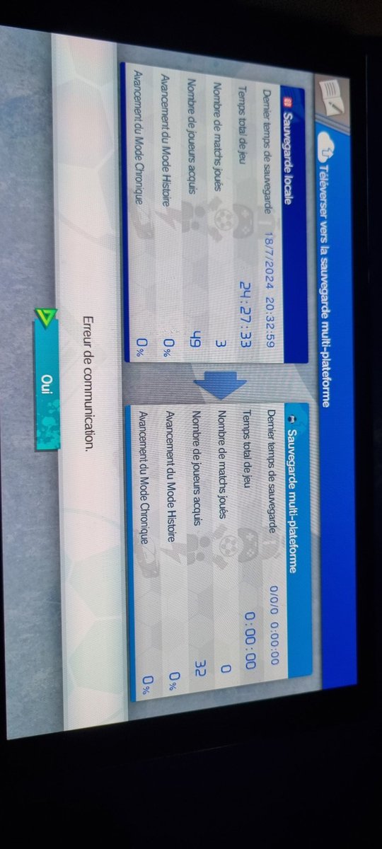 OgateKazeo's tweet photo. @VictoryRoadFR Je suis le seul qui arrive pas a basculer ses donnés ? https://t.co/jNGFcITwqs