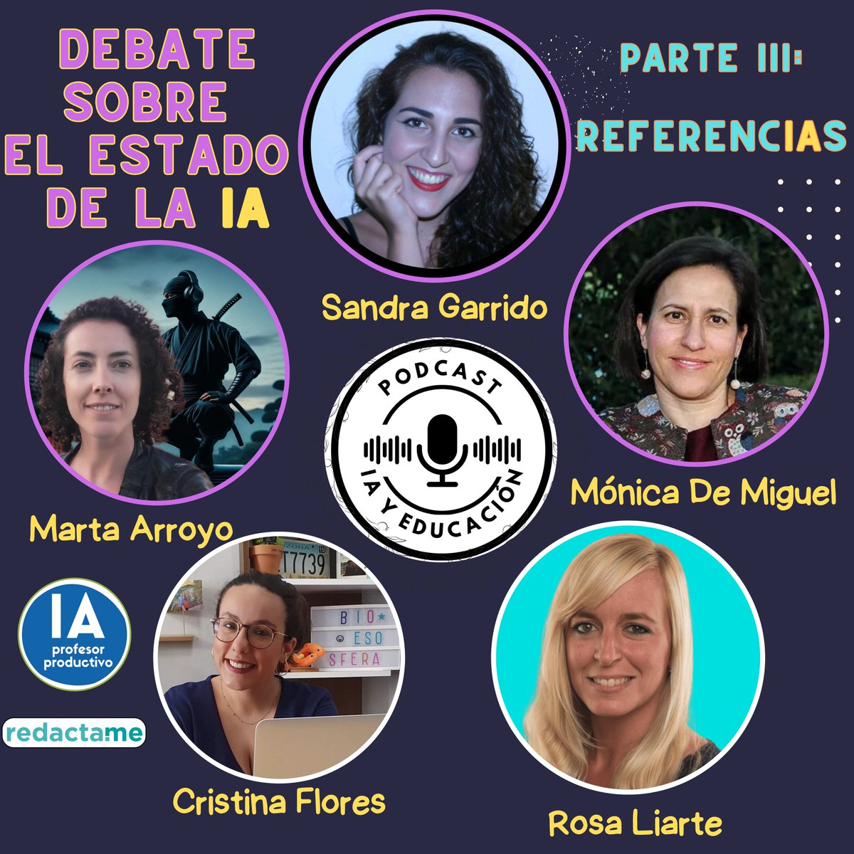 🗓️VIERNES 16 DE AGOSTO:
#debatesobreelestadodelaIA Parte 3⃣
🌟👩‍💻 Estrategias para promover #inclusiónfemenina en tecnología 
🛣️Mujeres que están marcando el camino. 
Con #SandraGarrido <a href="/udit_es/">UDIT</a> <a href="/MonipennyDML/">Monica De Miguel Lopez</a> <a href="/rosaliarte/">Rosa Liarte Alcaine</a> <a href="/martarroyo/">Marta Arroyo 🥷</a> <a href="/bioESOsfera/">Cristina Flores</a>
No te lo pierdas‼️