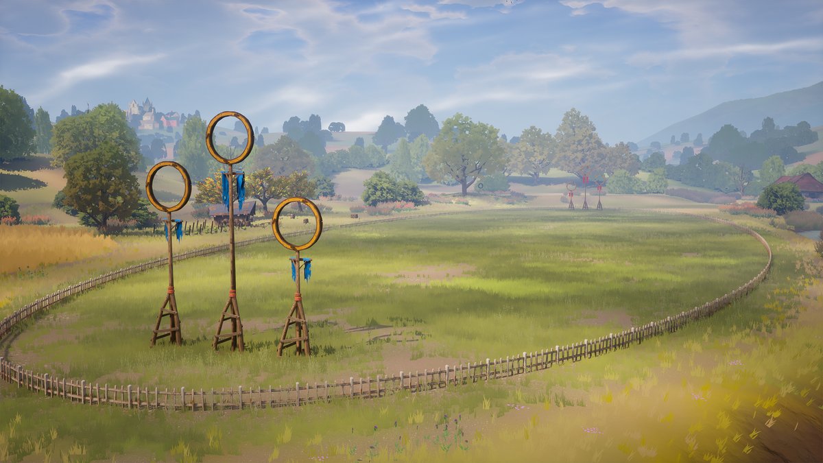 QuidditchGame's tweet photo. Take to the skies at the Weasley's Burrow. #QuidditchChampions https://t.co/o0FJONphph