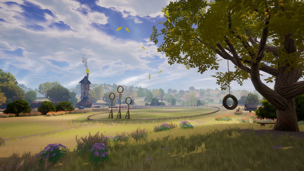 QuidditchGame's tweet photo. Take to the skies at the Weasley's Burrow. #QuidditchChampions https://t.co/o0FJONphph