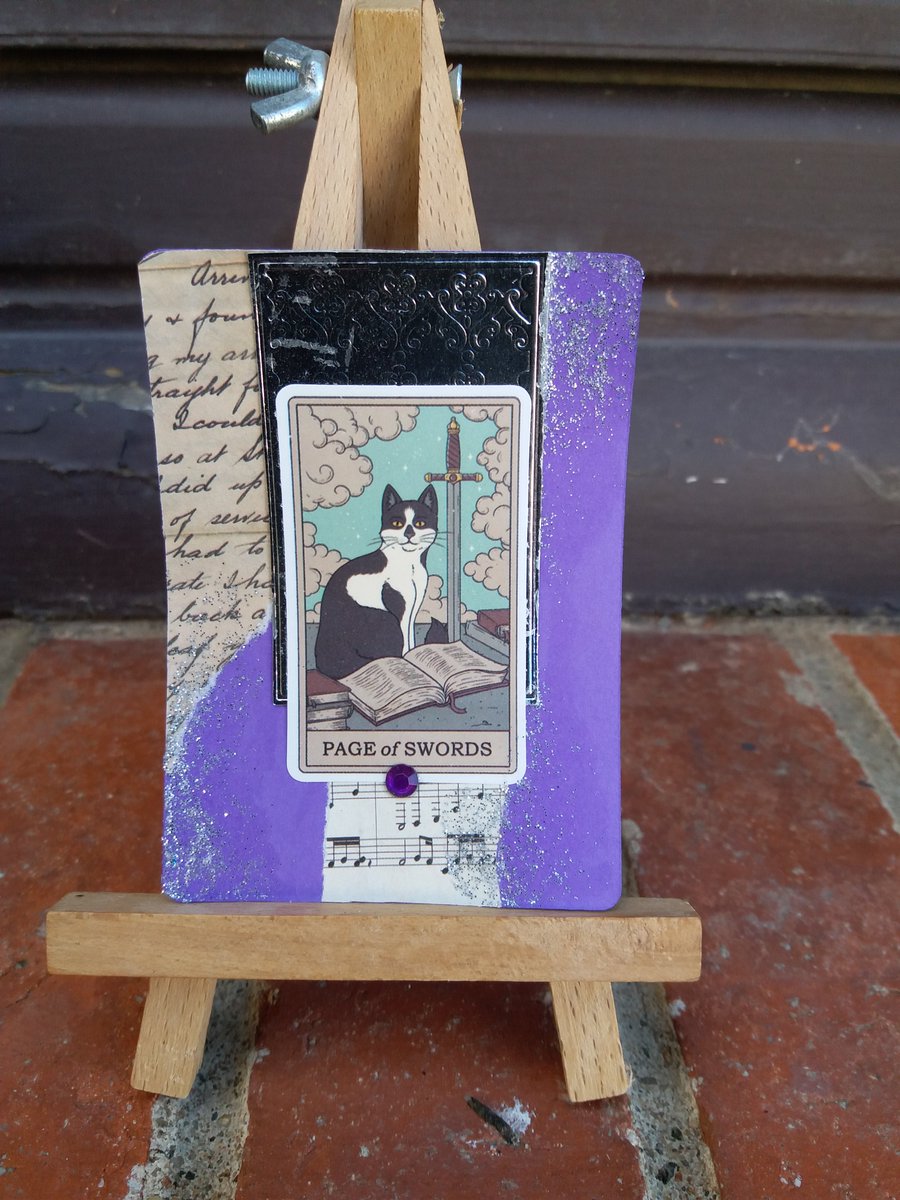 I_Love_Cats2014's tweet photo. #ATCard #ATC #atccards #tarotcards #tarot #art #cattarot #catlovers https://t.co/O3AMtm2pG9