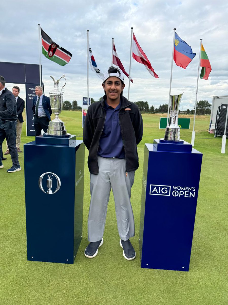 JGFKenya's tweet photo. #Congratulations Bianca Ngecu and Junaid Manji on making the cut at the R&amp;A Junior Open. Bianca finishes in the 22nd position in the Girls Category and wins the African Trophy while Junaid finishes in the 41st position in the Boys' Category. https://t.co/nXkVzew3SS