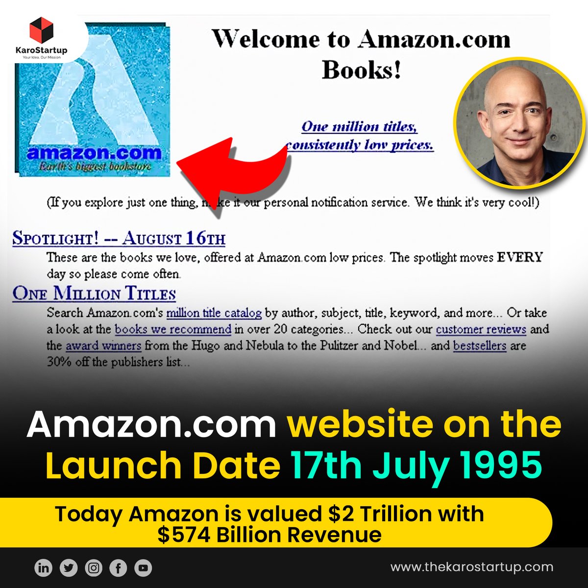 karo_startup's tweet image. Amazon&apos;s Birthday!! 🔥

Read More: Thekarostartup.com
#businessmedia #amazon #AmazonPrimeDay2024