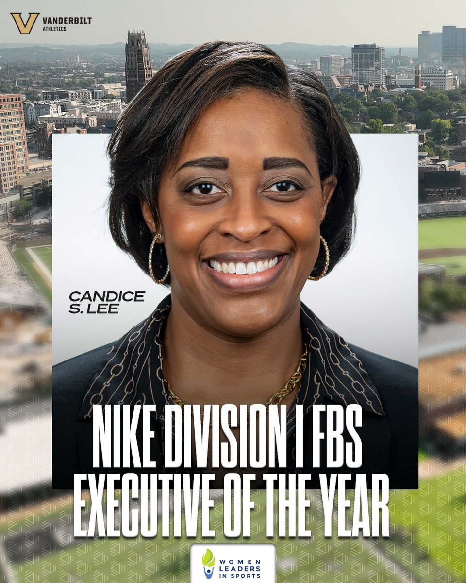 vucommodores's tweet photo. Congratulations to @VandyAD on being named the 2023-24 Nike Division I FBS Executive of the Year, chosen by Women Leaders in College Sports! https://t.co/u5ug7ulaNu