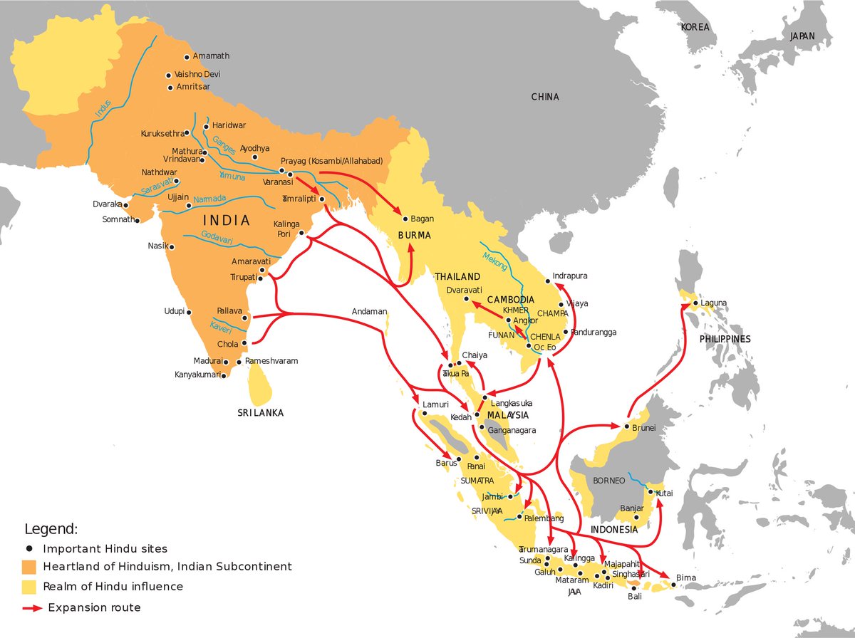 Kautilya02's tweet photo. Genuine Question Arises that irrespective of being aware of Indosphere, the Greatest Soft Power Export of World History, why haven't we written something like "China in the Indic Age" or "SE Asia in the Indic Age" but our scholars have celebrated propaganda books like "India in.. https://t.co/SJcxSJnAW2