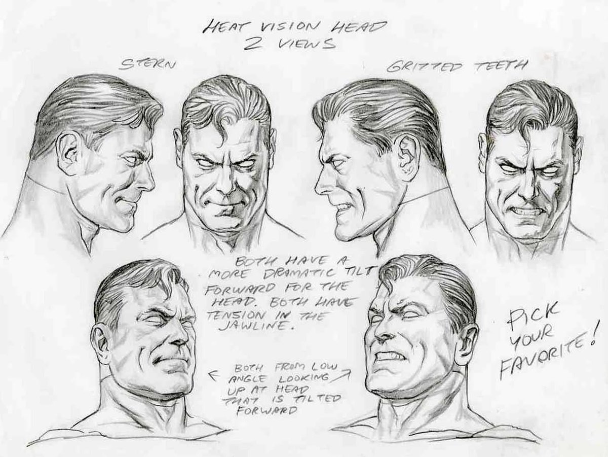 #Superman model sheet 