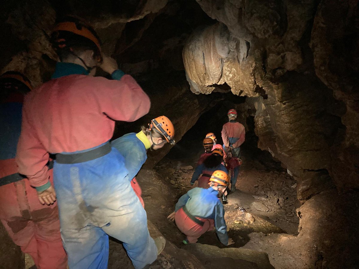 MeadatHilperton's tweet photo. Another amazing day at Charterhouse. We climbed to the highest point in the Mendips, took on the caves once again and challenged ourselves with gutter ball #residential https://t.co/SATESzDguZ