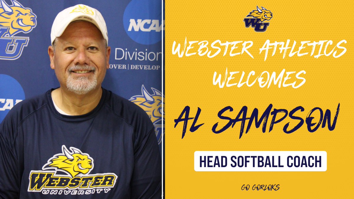 The Webster University Athletics Department is very excited to announce Al Sampson as the next Head Softball Coach for the Gorloks.
