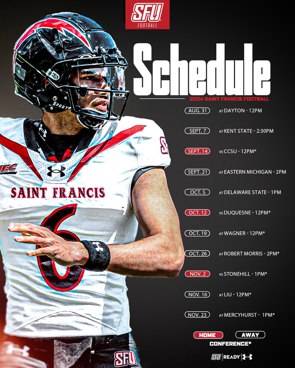 Kickoff times are set. 2024 season 🔜

#RaiseTheStandard