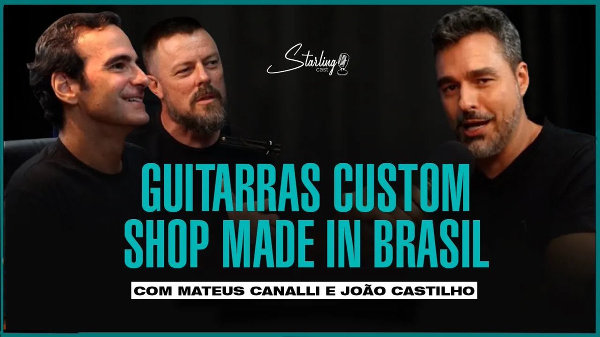 Nunca pensei que no Starling Cast eu convidaria produtores de pedais, amplificadores, instrumentos, falantes e etc.

Simplesmente aconteceu de testarmos este tipo de convidado e ter rolado uma grande sinergia com o nosso público.