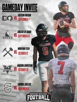 Thank you for the game day invite!! <a href="/CoachNourse_UMW/">Ryan Nourse</a> <a href="/UMWFootball/">University of Montana Western Football</a>