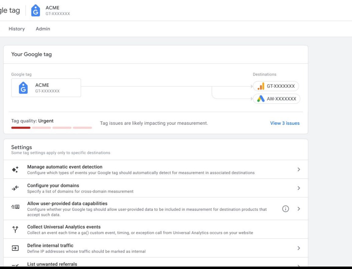 Riley_DeRemer's tweet photo. Google Analytics just got smarter 🧠 

Google have introduced the Tag Diagnostics tool that you can use to find and fix issues with your website's tags.

You can locate the Tag Diagnostics tool in the Google tag sections of both Google Ads and Google Analytics, and through Google Tag Manager.

This feature is being rolled out gradually and may not be available everywhere.

If this feature is available to you utilize it to make sure you leave no lose ends when installing your google tag.

🤙