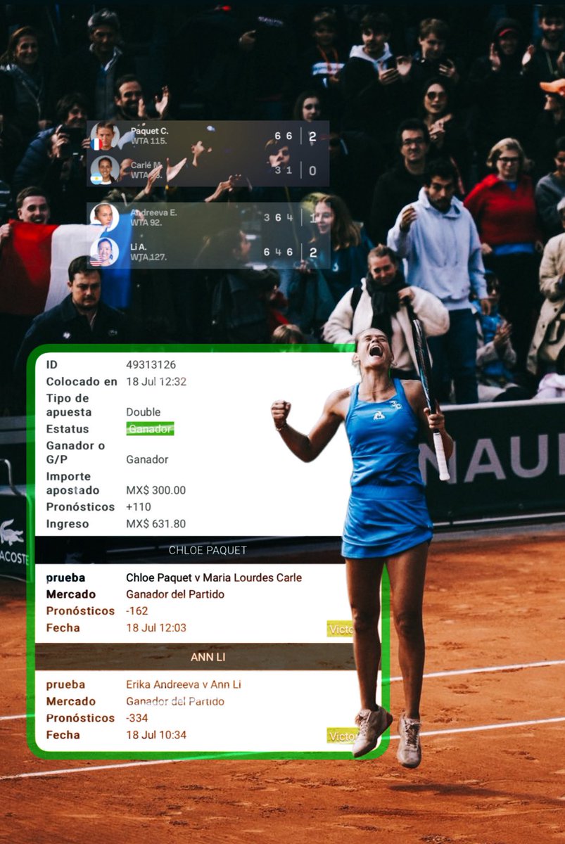 soyGameChanger's tweet photo. 🎾Después que nuevamente #Zverev nos hiciera perder , recupere algo en la #WTA !! # #PalermoOpen https://t.co/42XGqvFooI