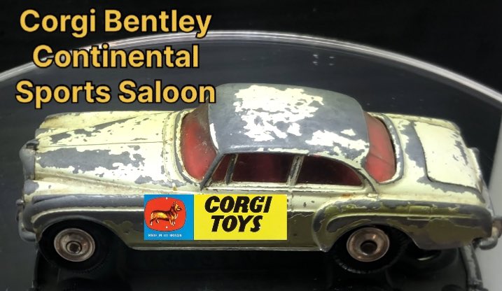 Corgi Toys 224 Bentley Continental Sports Saloon Restoration. youtu.be/6cwjYpGlhqo?si… via <a href="/YouTube/">YouTube</a>

My latest restoration. Hope you like it.