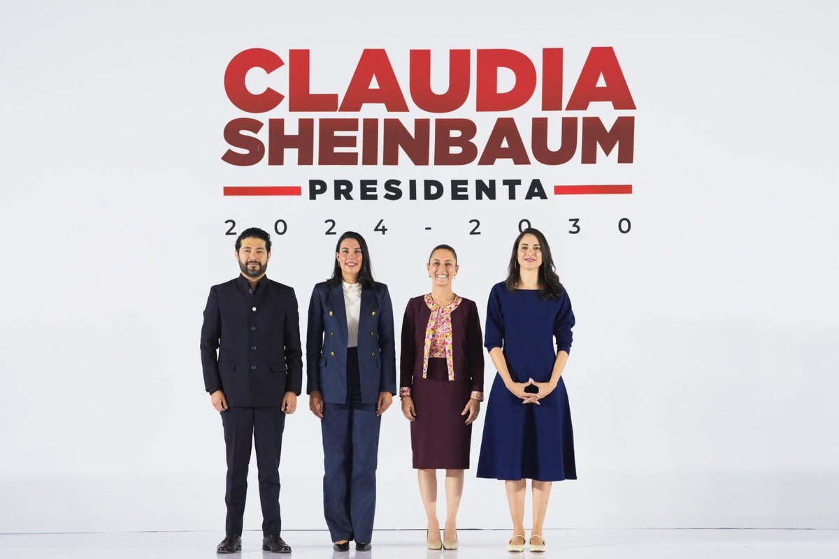 Nos congratulamos por los nombramientos de <a href="/ccurieldeicaza/">Claudia Curiel de Icaza</a>, Josefina Rodríguez Zamora y <a href="/marathb/">Marath Bolaños</a>, quienes formarán parte del gabinete de la Presidenta electa de #México, <a href="/Claudiashein/">Claudia Sheinbaum Pardo</a>. Felicidades!! 🇲🇽 👏🏽👏🏽👏🏽