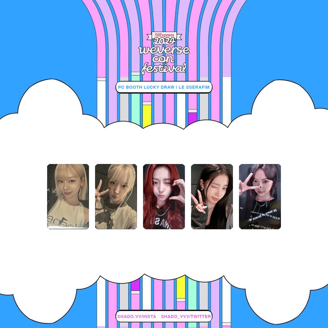lesserafim weversecon 2024 トレカサクラ