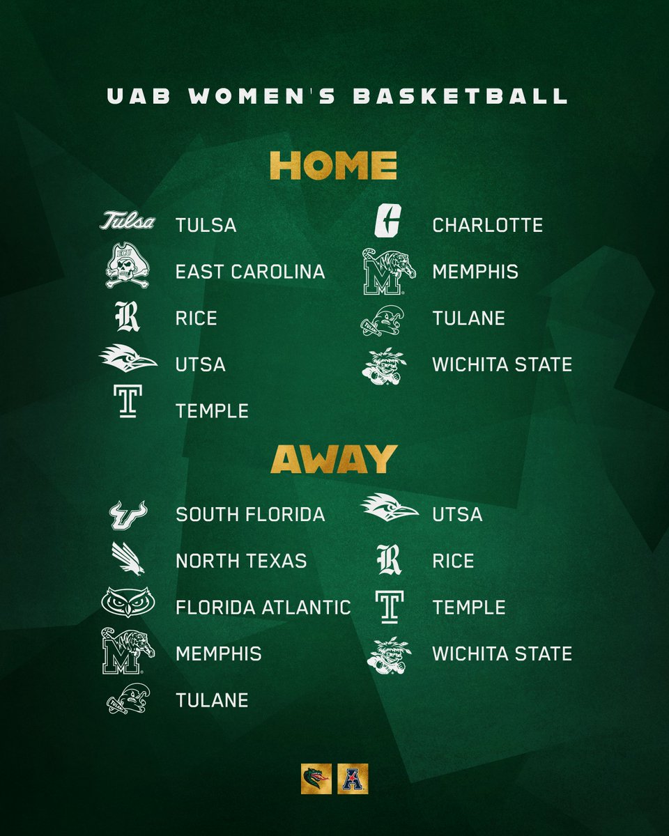 The 2024-25 AAC schedule pairings are here! 🤩

🔗: bit.ly/4bQO63i

#WinAsOne