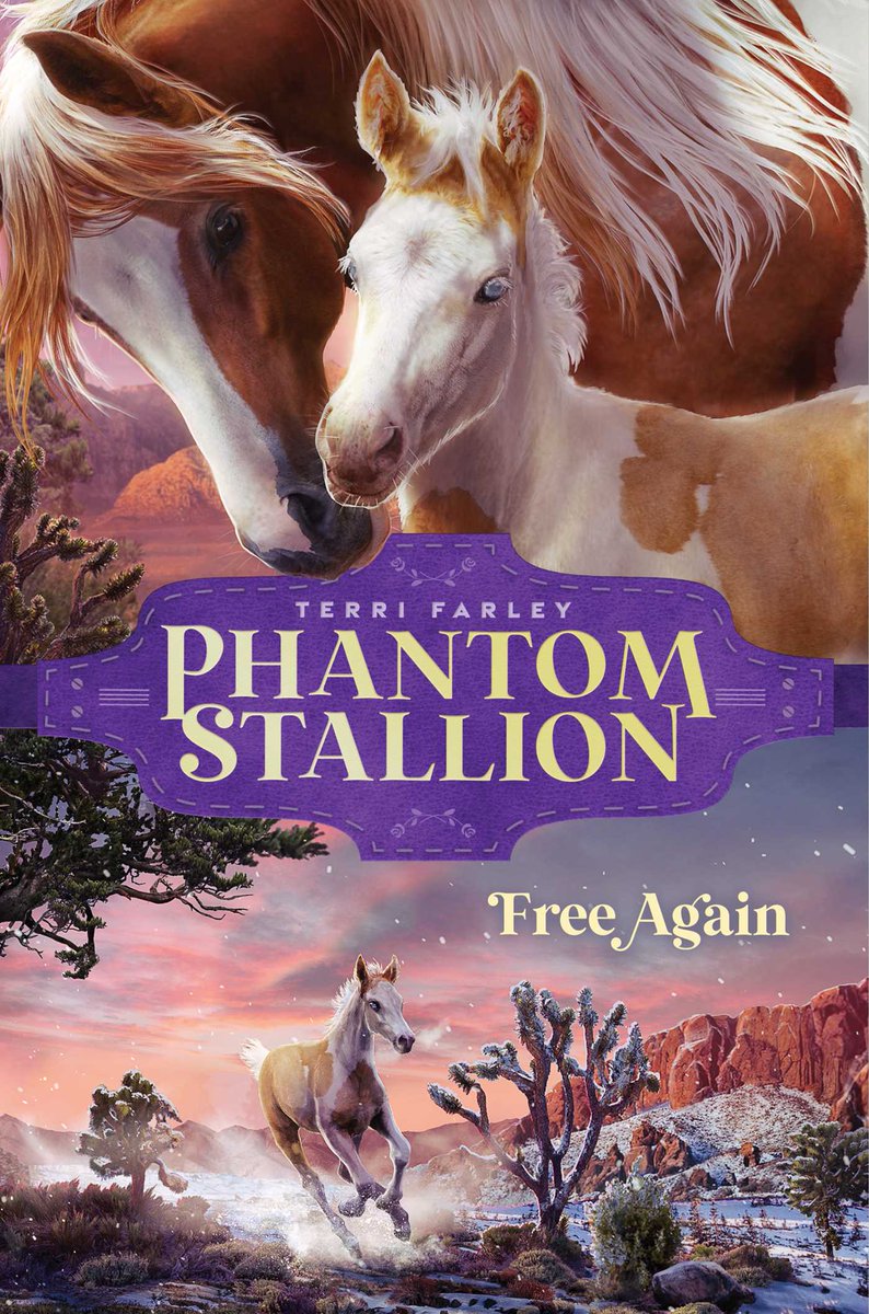 Terri_Farley's tweet photo. There's something about holding them in my hands: #PHANTOMSTALLION author copies arrived & brought happy tears. The story of captive #wildhorses deemed unadoptable & doomed to euthanasia include this fiercely protective mare, her blind foal & the strong females out to save them https://t.co/nz04US8zLu