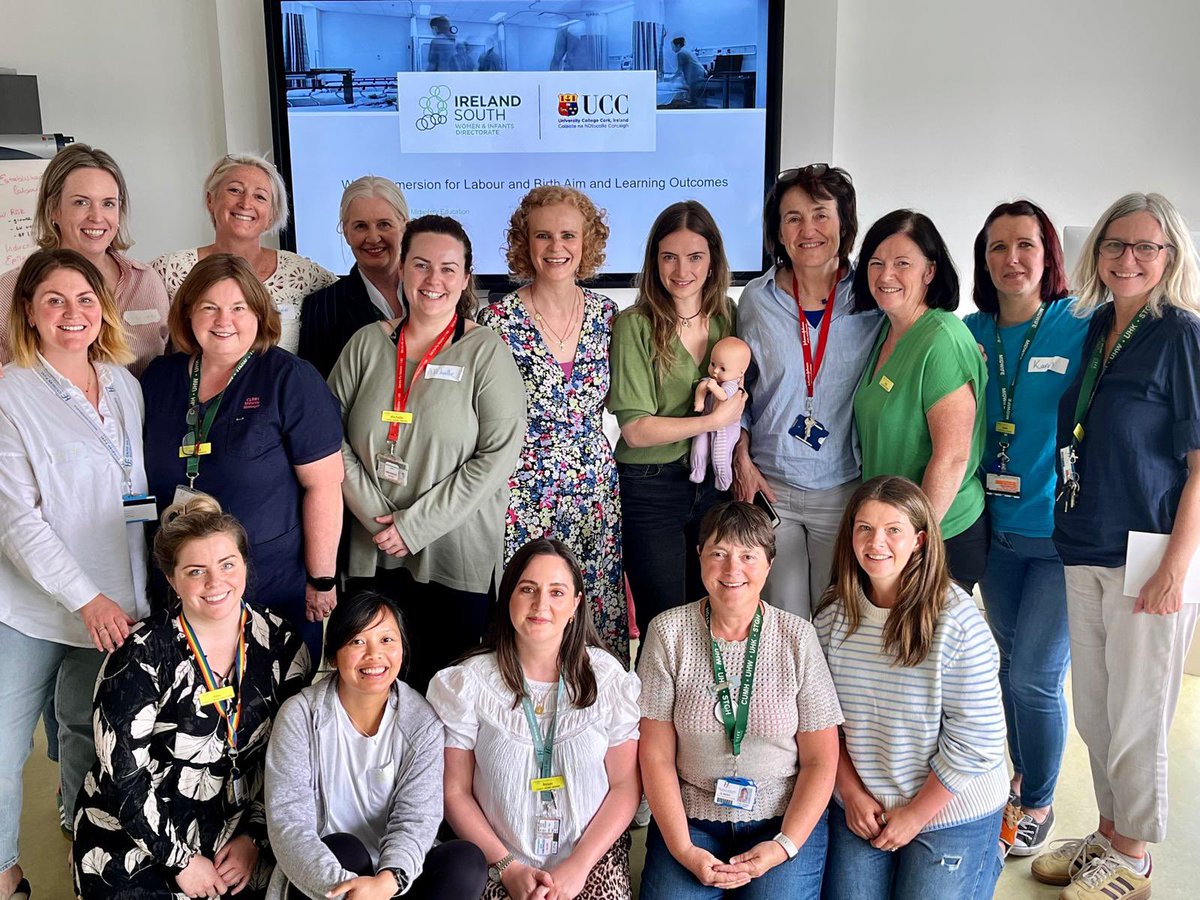 Exciting times for CUMH, privileged to have Paula Barry share her expertise on water immersion and water birth today.