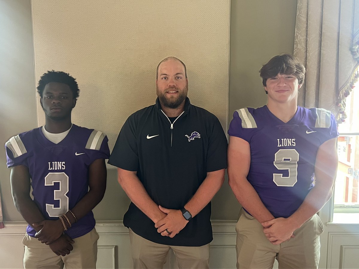 Hamburg Lions Football (@hlions_football) on Twitter photo Thank you to Pine Bluff Rotary and <a href="/HootensARFBall/">HootensARFootball</a> for having the Lions out today for The Hootens Football Kickoff Lunch! <a href="/peyton2246/">Peyton Sellers</a> and @camjeezzy Represented the Lions well! #WinTheDay Thank you to Pine Bluff Rotary and <a href="/HootensARFBall/">HootensARFootball</a> for having the Lions out today for The Hootens Football Kickoff Lunch! <a href="/peyton2246/">Peyton Sellers</a> and @camjeezzy Represented the Lions well! #WinTheDay