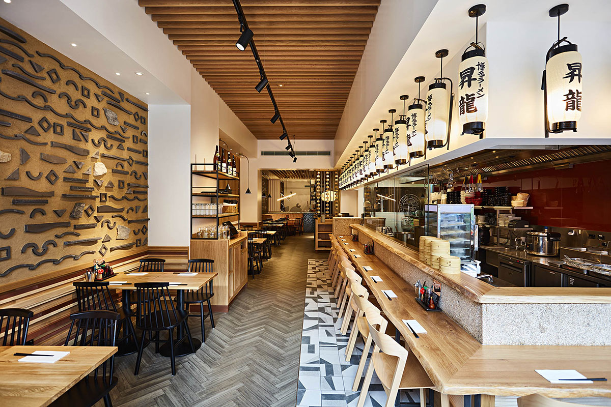 Blenheim Design, a renowned restaurant designer, successfully partnered with Shoryu Ramen, Bowl Life Ltd, Ford Consultancy and Bluecrow to create a captivating dining experience on Kensington High Street. The collaboration aimed to bring the energy, style.
