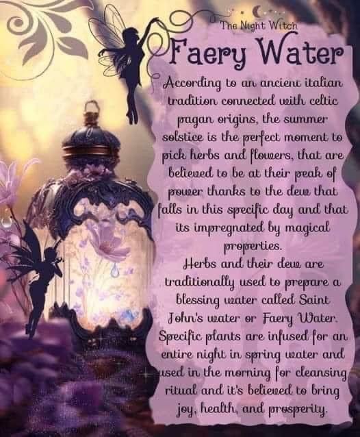 thewitchbrmclst's tweet photo. Fairy Water https://t.co/umGaJWKtEd