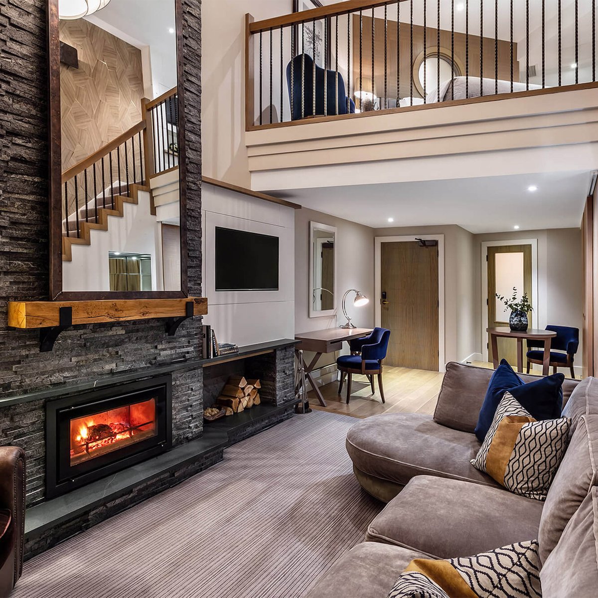 Brimstone at Langdale objective was to revitalize public area and 16 room boutique hotel retreat within the serene setting of the Lake District.