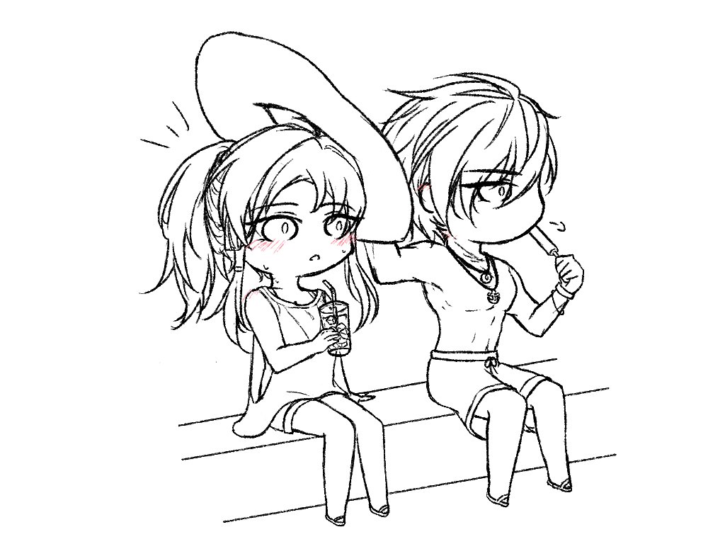 요롣 수영복 스디 낙서