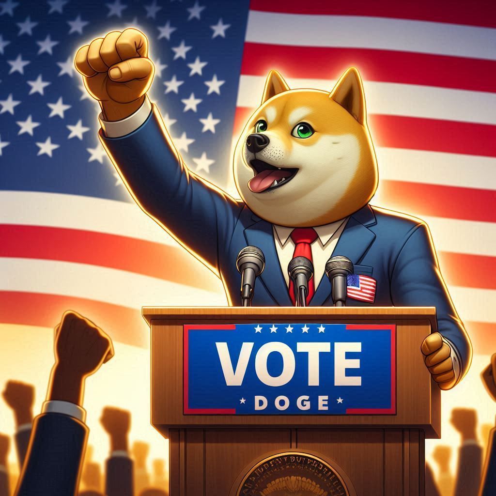 LariVoteDoge's tweet photo. Join us on this historic journey and help make VoteDoge a key player in the future! #VoteDoge #Decision2024 https://t.co/aI94f45LlQ