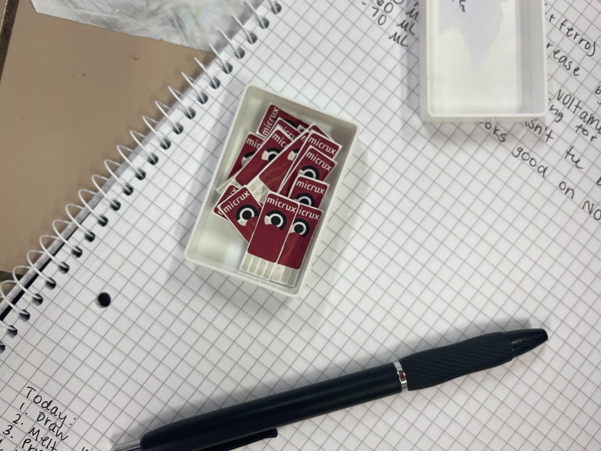 sci_influencers's tweet image. &quot;I&apos;m getting a well-rounded experience in Spain! Not only am I working on #immunoanalysis, but also on #electroanalysis. In the photos, you can see a small box filled with paper based #electrodes that I prepared and tested. -#ScienceInfluencer Ava Takenaka
#PBE #electrochemistry