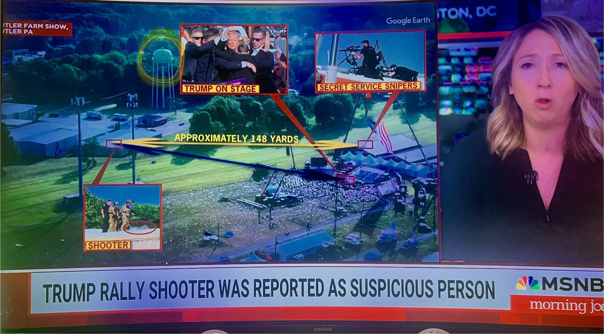 RicksXStop's tweet image. Have yet to hear anyone address the water tower. It over looks the entire area of concern. If snipers were on that tower, there is no way anyone could have climbed on any of those buildings.