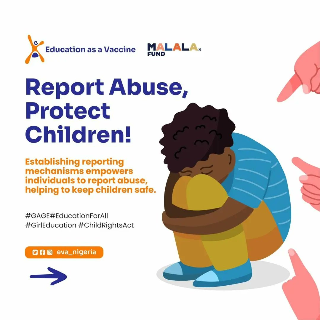 HalimatMusa16's tweet photo. Domestication and effective Implementation of the Child Rights Act across the 36 states in Nigeria to ensure girls complete education.@EVA_Nigeria
@MalalaFund
@NigEducation

#GAGE
#EducationforAll
#GirlEducation
#ChildRightAct https://t.co/fv5q9LfNM9