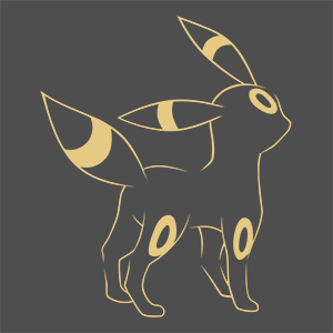 Umbreon shirt design 🤔