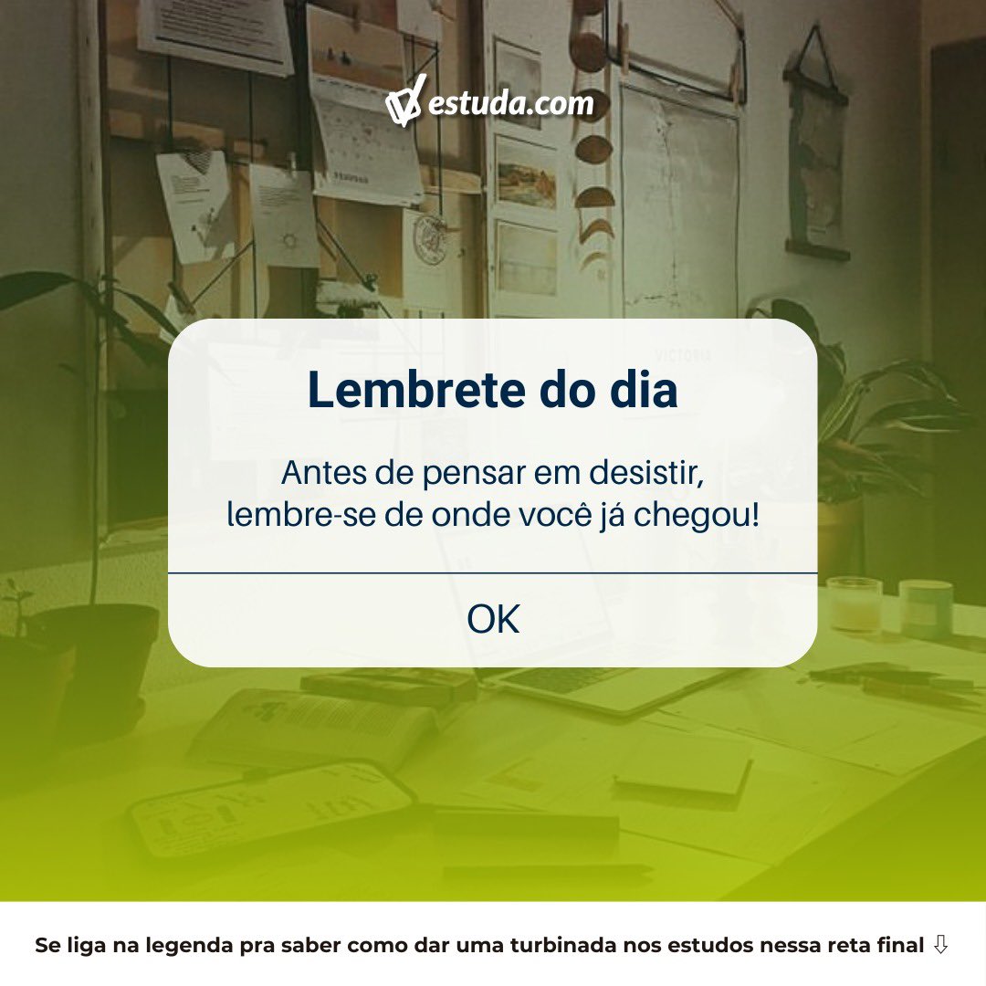 MandnaMed's tweet image. Bateu aquela crise do meio do ano? ☹️
Vem cá que eu vou te ajudar!
A estuda.com vai ajudar!

Neste mês de JULHO meu cupom está com 35% de desconto 🏷️
Aproveite esse descontão agora com o cupom: MAND

#estudos #enem #enem2024 #motivacional