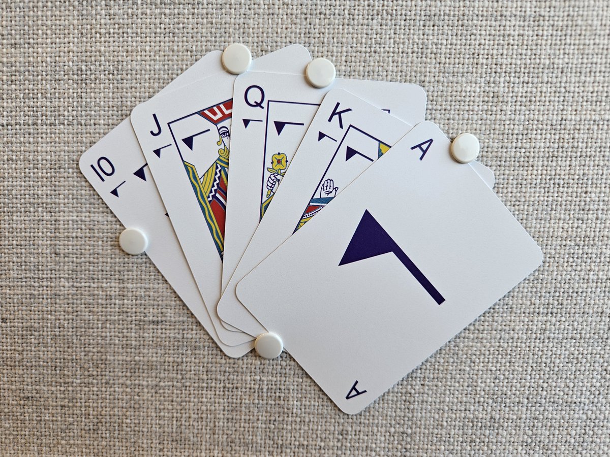 In case you are wondering, the order of suits is: clubs -&gt; diamonds -&gt; hearts -&gt; spades -&gt; AFM probes

#Mirkunite33