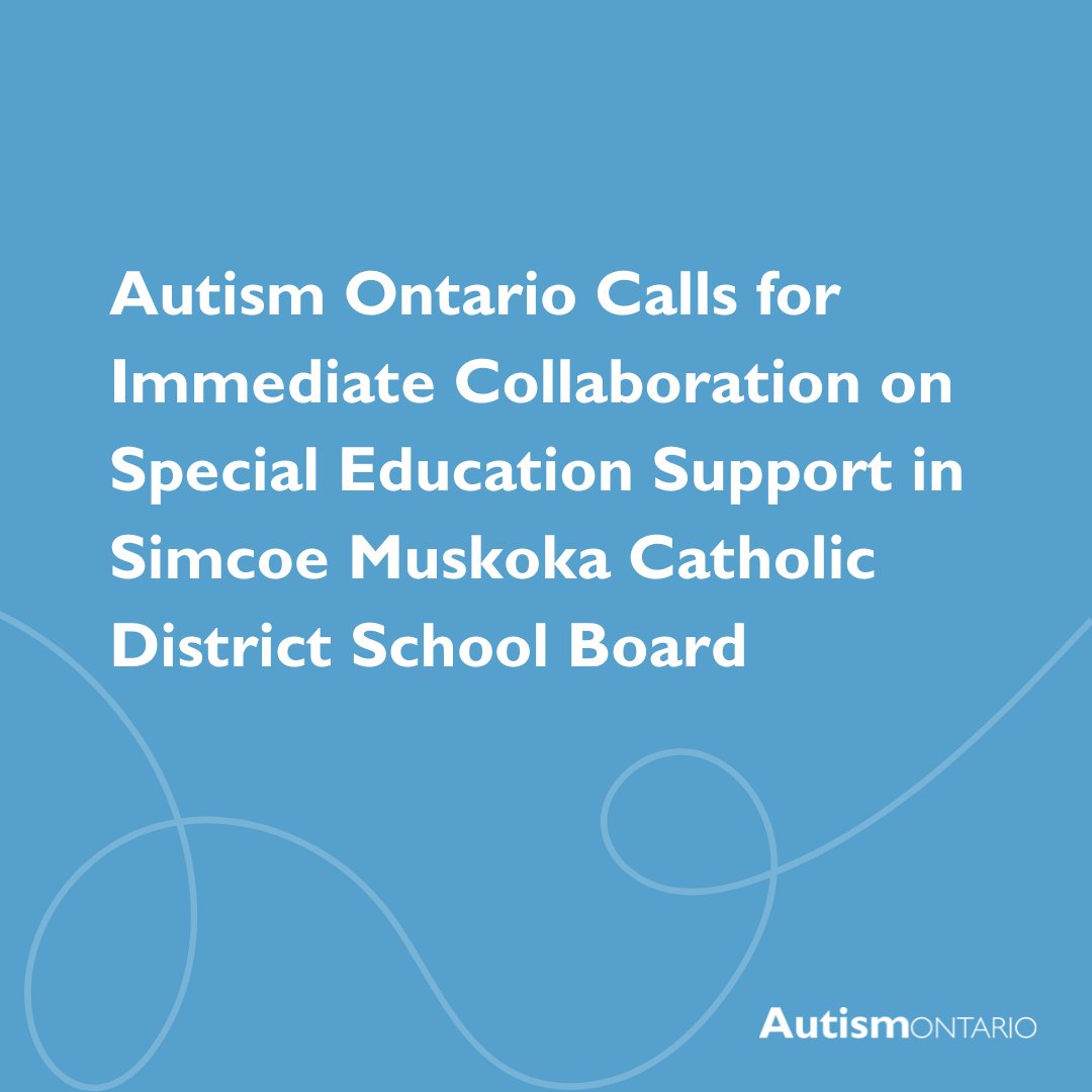 Autism Ontario is deeply concerned about the recent decision by the SMCDSB to proceed with the fall term without adequately addressing the critical need for Educational Assistants (EAs) for autistic students.
  
Read more: bit.ly/4bRFHwu 

#AutismMatters