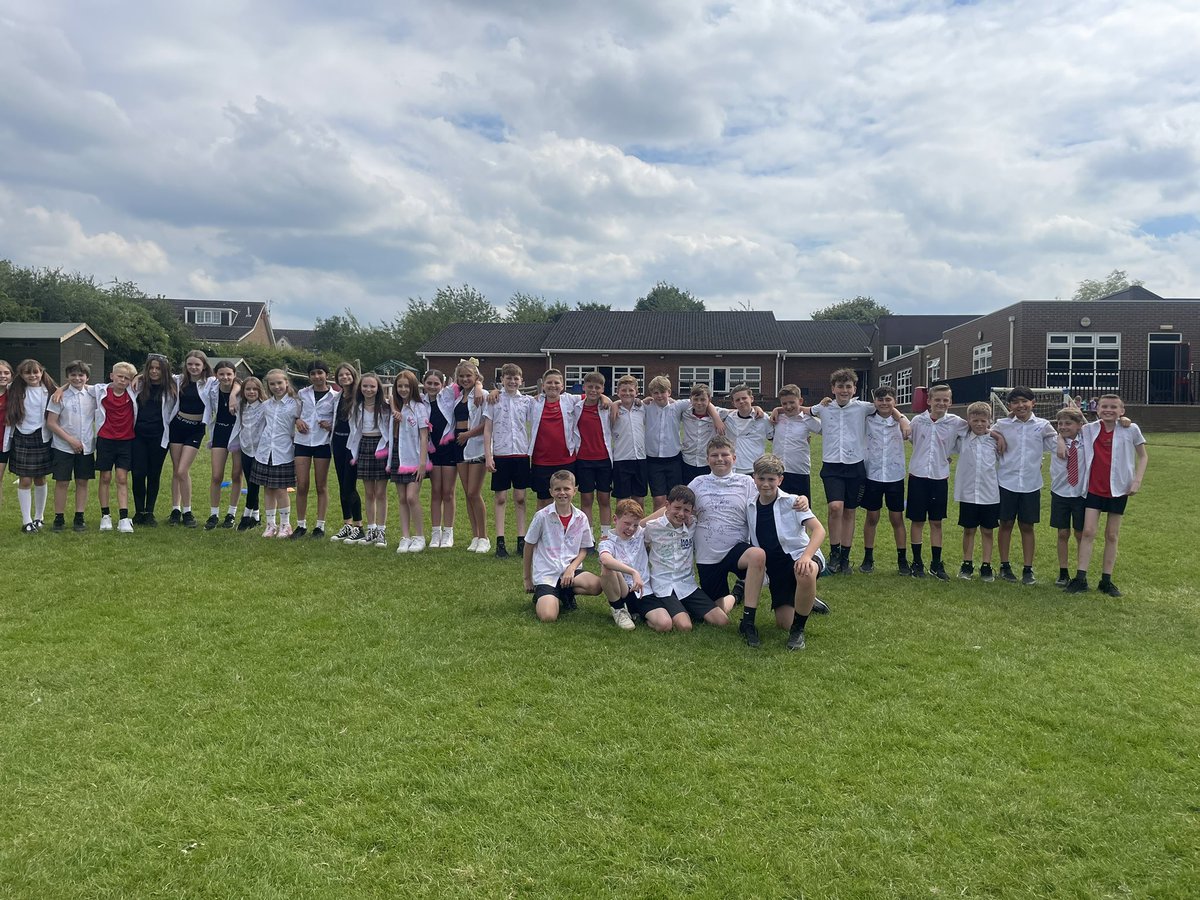 Shirt signing day for our year 6 students today 🖊️