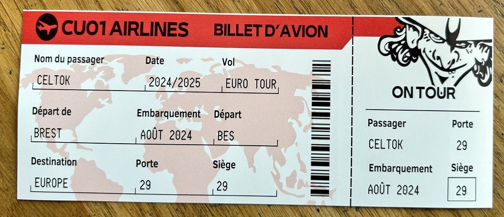 1jour1stick's tweet photo. #NouveauStick brestois du #CU01 spécial pour la première coupe d'Europe de l'histoire du SB29 avec le format carte d'embarquement!!

#Stick2425 https://t.co/jtDSE6AaFk