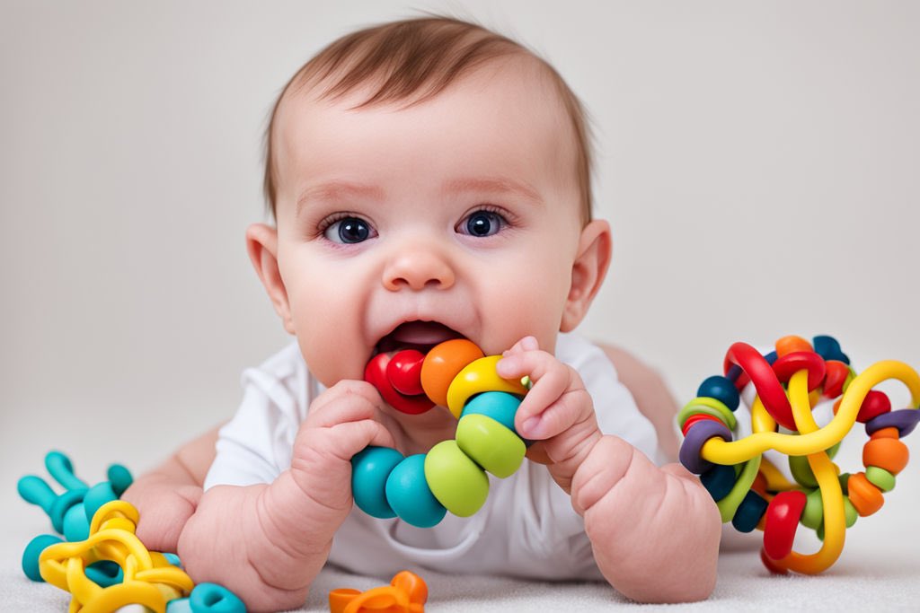 MahekEssence's tweet image. AI generated unpleasant images of baby.

Prompt- A baby is playing with jumble jungle baby teething toy.

•Humans work better and more sensible than AI. 
#AImodel #HumansvsAI
