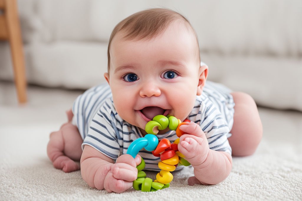 MahekEssence's tweet image. AI generated unpleasant images of baby.

Prompt- A baby is playing with jumble jungle baby teething toy.

•Humans work better and more sensible than AI. 
#AImodel #HumansvsAI