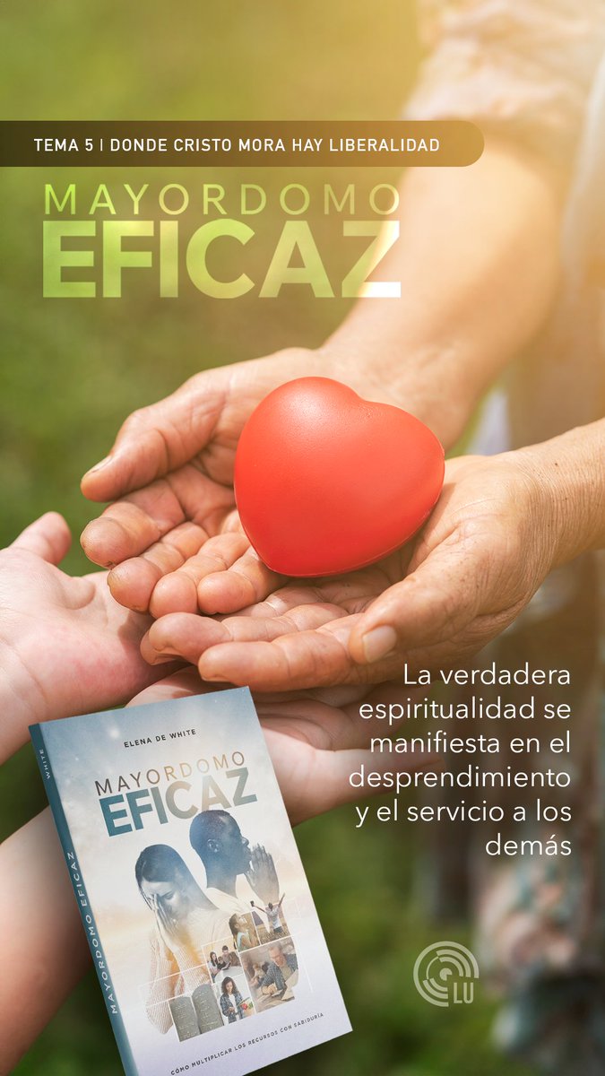 Tema 5 | Donde Cristo mora hay liberalidad
Las riquezas deben usarse para promover el reino de Dios y ayudar a los necesitados. La verdadera espiritualidad se manifiesta en el desprendimiento y el servicio a los demás. #mayordomoEficaz