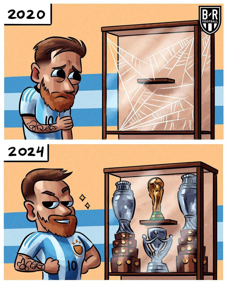 El fútbol fue justo con Messi.