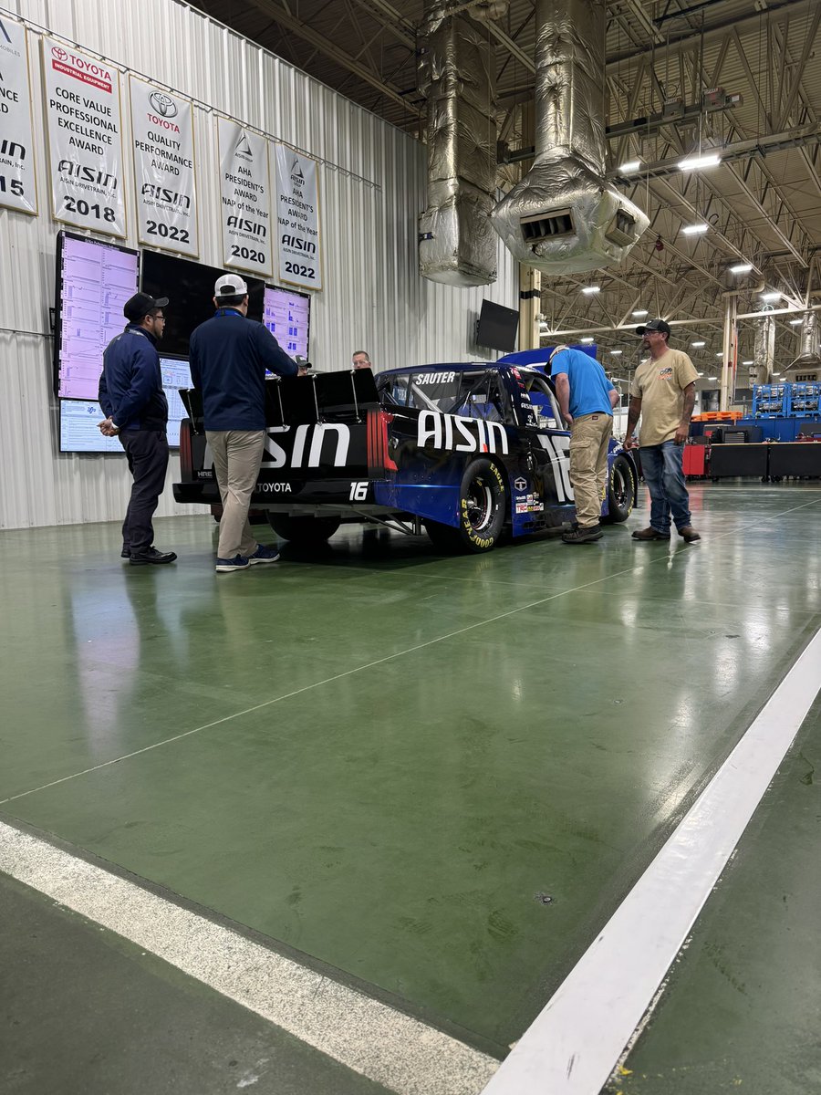 Hattori_Racing's tweet photo. We had an amazing time going to two @AisinGroup plants before unloading @RaceIRP https://t.co/78OduhNfZ6