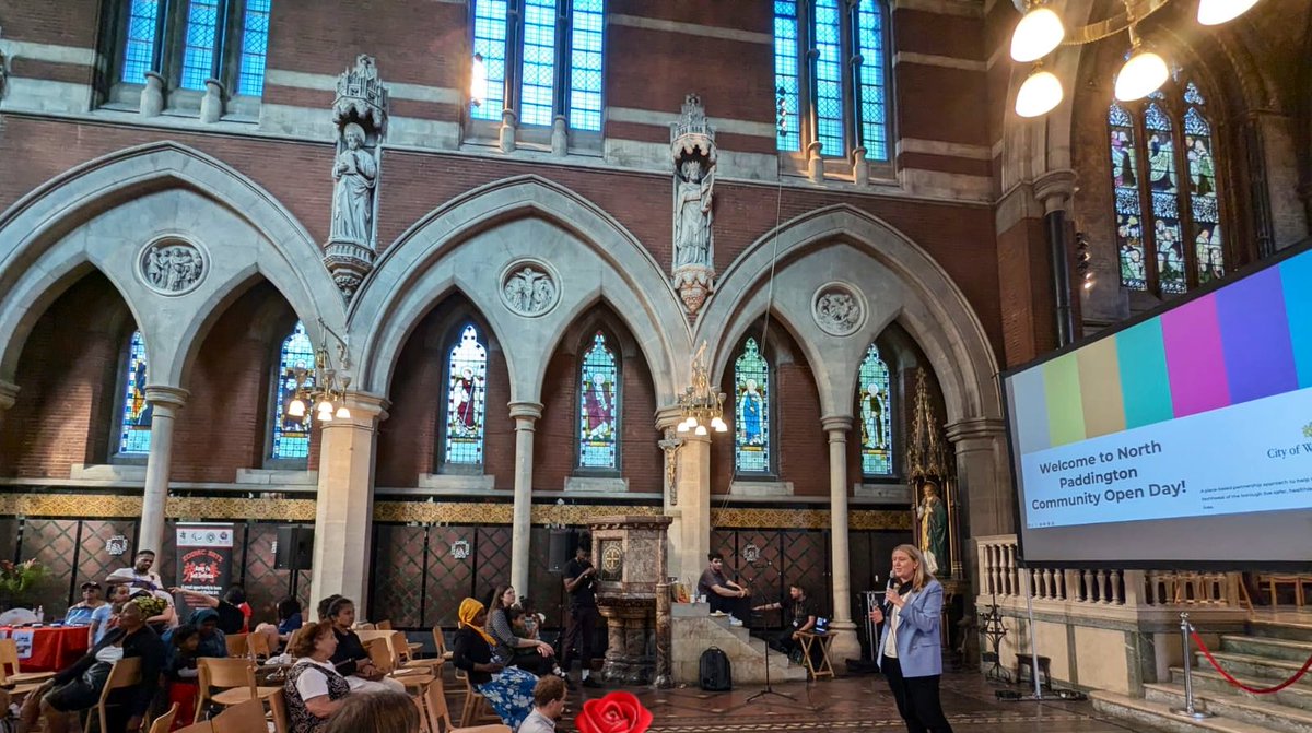 Georgia_Gould's tweet photo. Beautiful evening in Westbourne at @CityWestminster North Paddington Open day. 

Great to meet so many people passionate about making a difference locally.

And to hear from @w9maidavale &amp; @Caraquest about exciting plans for next stage of investment into North Paddington. https://t.co/64TigXooWk