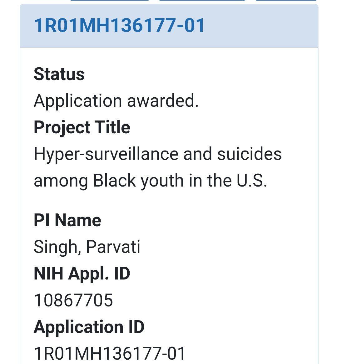 Parvati Singh tweet media